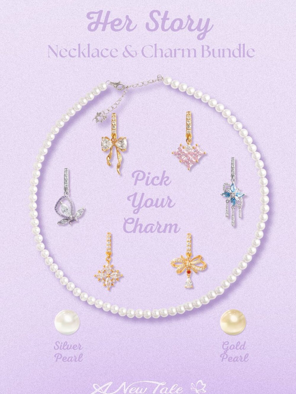 Enchanted Necklace & Charm Bundle